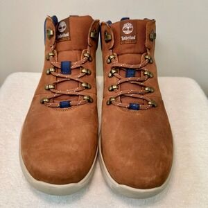 Timberland Men's Boltero Brown Leather Mid Sneaker Hiking Boots Size 13